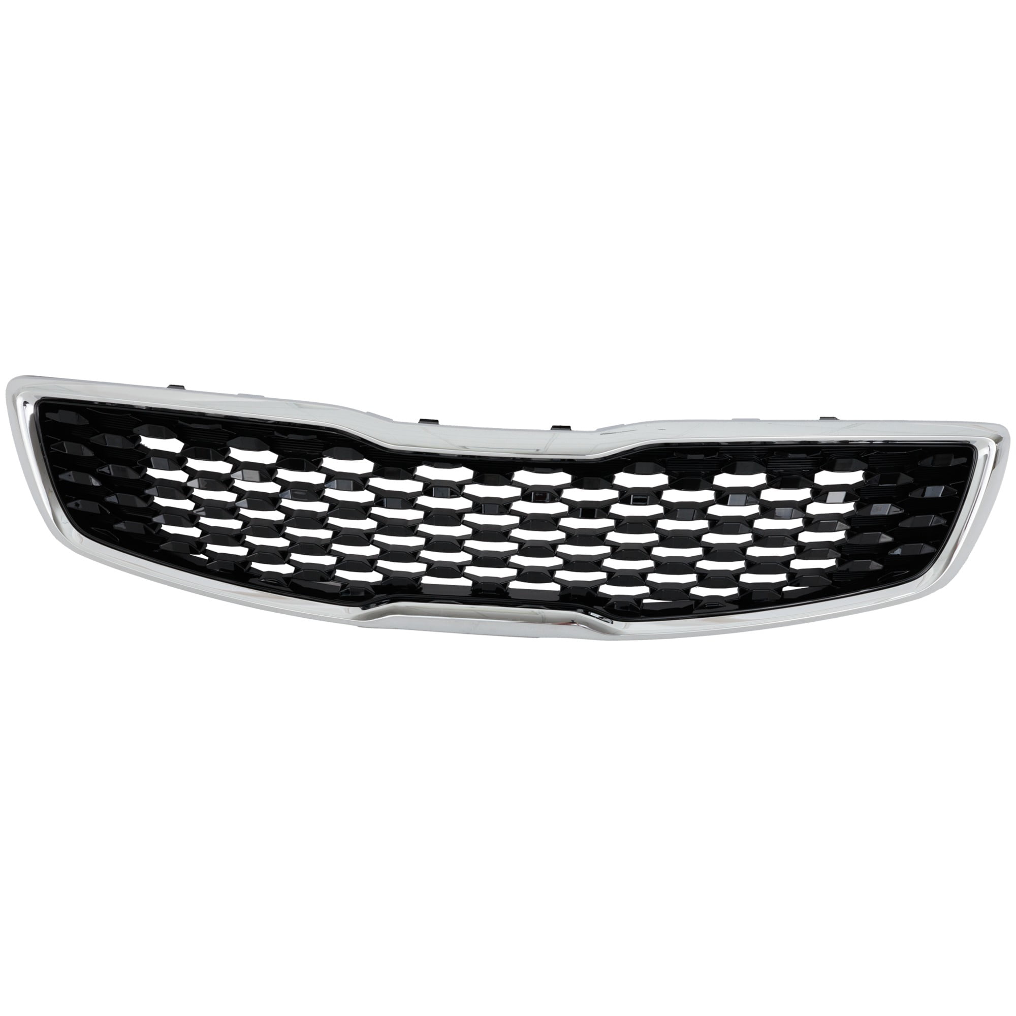 Grille Assembly Compatible With 2017-2018 Kia Forte Black Shell and Insert