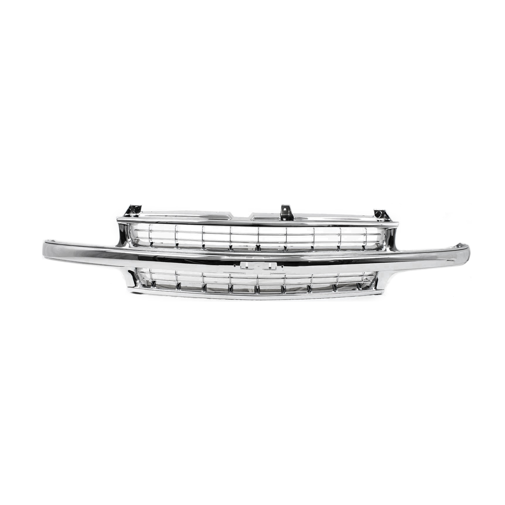 Gloss Black Mesh Front Grille For 1999-2002 Chevy Silverado 1500 HD / Suburban 2500 / Tahoe – Direct Fit Replacement