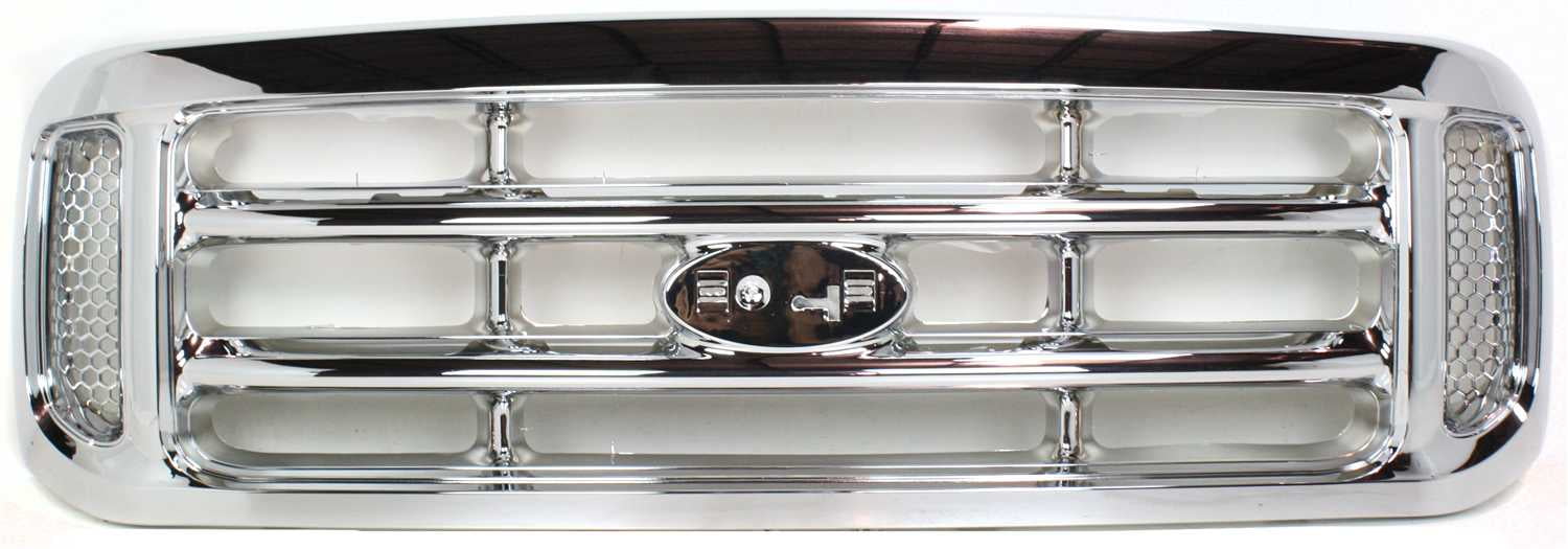 Ford F350 Super Duty 1999-2004 Chrome Mesh Vertical Grille Ford F350 Super Duty 1999-2004 Chrome Mesh Vertical Grille