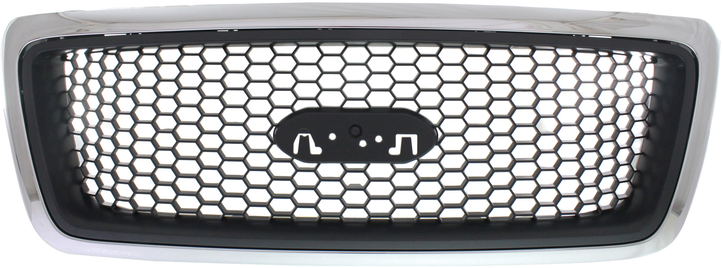 Garage-Pro Grille Assembly For 2006-2010 Ford Explorer - Chrome Shell With Black Insert, Direct Fit Replacement