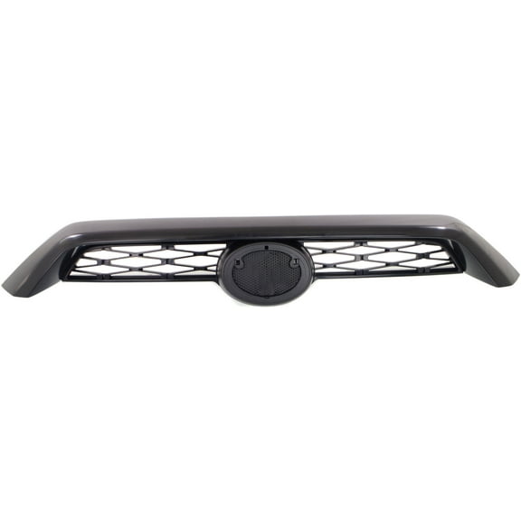 Grille Assembly Compatible with 2014 Toyota 4Runner Textured Black Shell and Insert