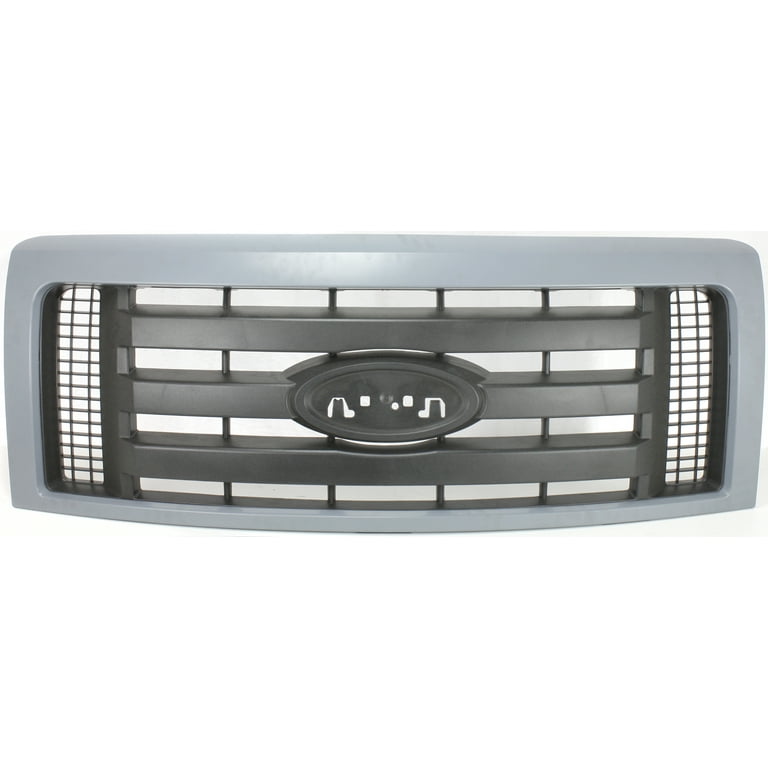Replacement Grille Assembly For 2008-2012 Ford Escape - Black Painted Shell With Chrome Insert