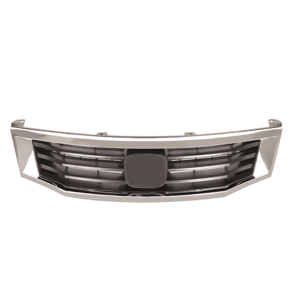 HOUGEET Grille Assembly Compatible with Honda Accord 2008-2010 Sedan Accessories Chrome Shell 4 Door