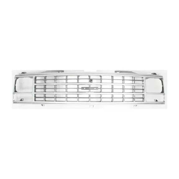 Grille Assembly For 1988-1993 Chevrolet C1500 K1500 C2500 C3500 K3500 Gray Shell