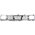 thumbnail image 1 of Grille Assembly for 1993-1997 Nissan Pickup Chrome Shell with Gray Insert, 1 of 3