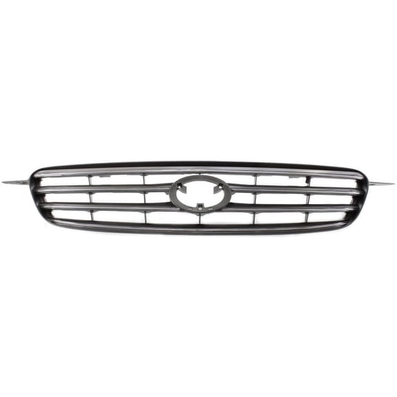 Grille Assembly for COROLLA 03-04 GRILLE, Painted Gray Shell and Insert