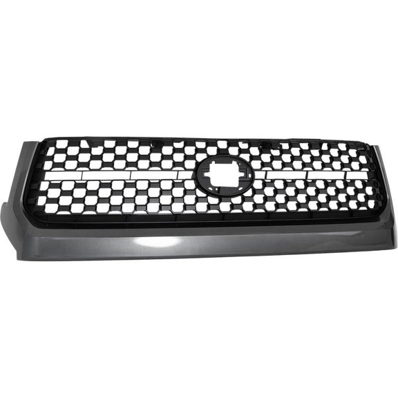Grille Assembly for TUNDRA 18-20 GRILLE, Painted Black Shell and Insert, w/ Gray