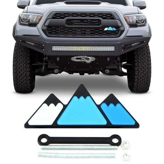 Grille Badge,Decoration Label Sequoia Rav4 4runner Sequoia Emblem Label 4runner Ktoyols Siuke Buzhi Black