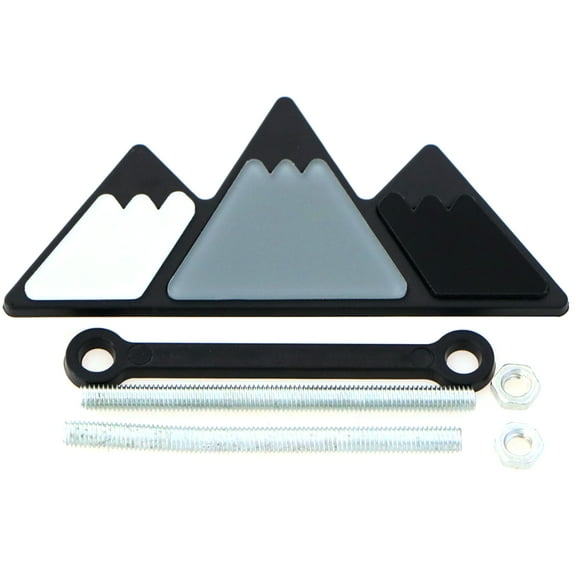 Grille Badge Emblem Decoration Label Replacement for 4Runner Tundra Sequoia Rav4 Highlander