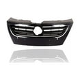 thumbnail image 1 of Grille - Compatible/Replacement for '09-12 Volkswagen VW CC/Passat - Main Upper, Black Frame Chrome Insert Without Sensor Hole, With Emblem Provision - 3C8853651PGRU, 1 of 2