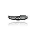 thumbnail image 1 of Grille - Compatible/Replacement for '11-13 Hyundai Elantra Sedan Limited (USA-Built) - Main Upper, Chrome Trim Black Insert, With Emblem Provision - 863503Y200, 1 of 3