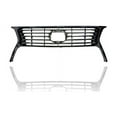 thumbnail image 1 of Grille - Compatible/Replacement for '13-15 Lexus RX350 Base/Canada-Built - Main Upper, Chrome Outer Frame Silver Gray Insert, With Emblem Provision - 531010E140 CAPA, 1 of 3