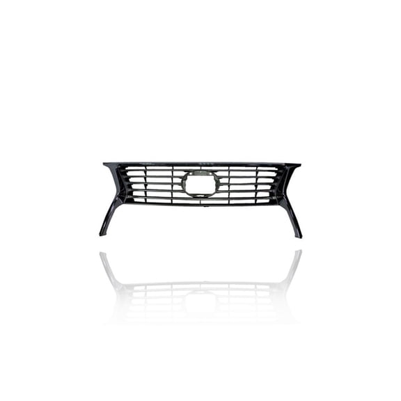 Grille - Compatible/Replacement for '13-15 Lexus RX350 Base/Canada-Built - Main Upper, Chrome Outer Frame Silver Gray Insert, With Emblem Provision - 531010E140