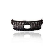 Grille - Compatible/Replacement for 14-16 Lexus IS200T/250/350 F-Sport - Upper Emblem Section, Black Mesh Insert Without Chrome Frame, With Emblem Provision - 5311253061