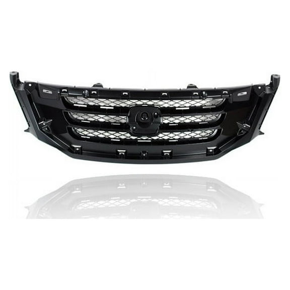 Grille - Compatible/Replacement for '16-18 Toyota Avalon Touring - Front Bumper Lower, Chrome Frame Glossy Black Insert, With Emblem Provision - 5310207060