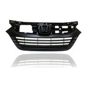 Grille - Compatible/Replacement for 19-22 Honda HRV Exclude Sport/Touring - Main Upper Emblem, Black Frame Insert, With Emblem Provision - 71121T7WA11 CAPA