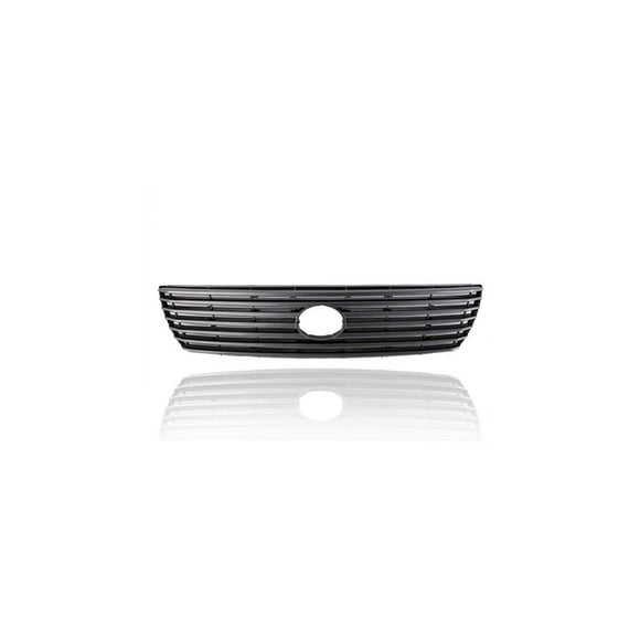 Grille - Compatible/Replacement for '01-03 Lexus LS430 - Main Upper, Dark Gray, With Emblem Provision - 5311250090