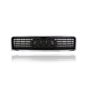 Grille - Compatible/Replacement for 02-04 Audi A6 6Cy - Chrome/Black, Emblem Provision - 4B0853651F3FZ