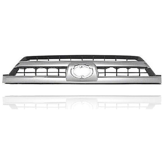 Grille - Compatible/Replacement for '03-05 Toyota 4Runner SR5 - Chrome Frame, Black Insert, With Emblem Provision - 5310035890