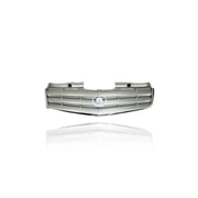 Grille - Compatible/Replacement for 04-05 Cadillac SRX Without Sport - All Chrome, Emblem Provision - 25763160