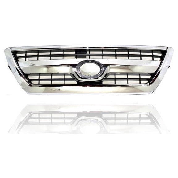 Grille - Compatible/Replacement for '06-09 Toyota 4Runner SR5 - Main Upper, Chrome Frame Black Insert, With Emblem Provision - 5310035A13C0