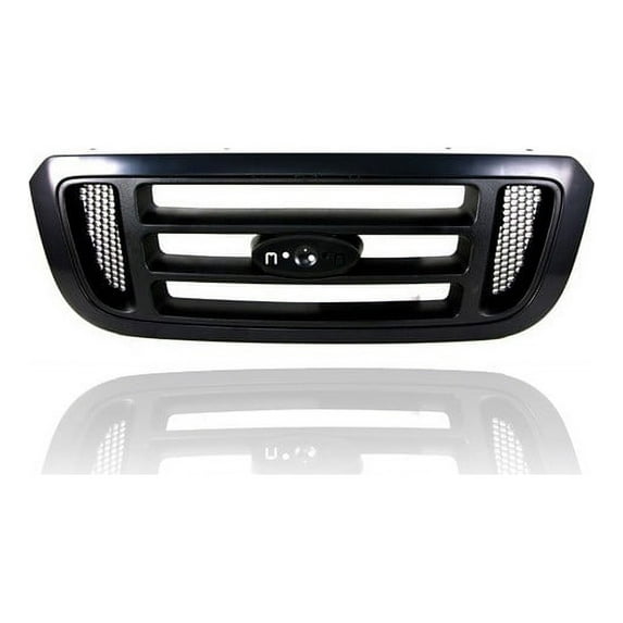 Grille - Compatible/Replacement for '06-11 Ford Ranger Sport/FX4 - Black Primed Frame/Insert, With Emblem Provision - 6L5Z8200CAA