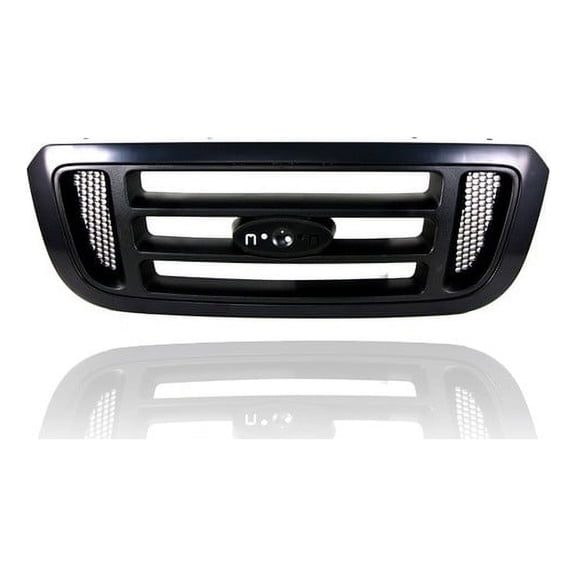 Grille - Compatible/Replacement for '06-11 Ford Ranger Sport/FX4 - Black Primed Frame/Insert, With Emblem Provision - 6L5Z8200CAA