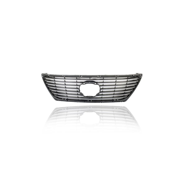 Grille - Compatible/Replacement for '07-09 Lexus LS460/600h - Main Upper Dark Gray Insert, With Emblem Provision - 5311250130