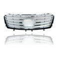 thumbnail image 1 of Grille - Compatible/Replacement for '10-12 Lexus ES350 - Main Upper Black Frame, Silver Insert With Sensor Hole, With Emblem Provision - 5311233090, 1 of 3