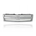 thumbnail image 1 of Grille - Compatible/Replacement for '12-13 Chevrolet Silverado 1500 - Chrome Frame/Mesh - 22849840 CAPA, 1 of 2