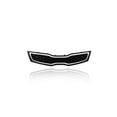 thumbnail image 1 of Grille - Compatible/Replacement for '12-15 Kia Rio Sedan - Main Upper Chrome Frame, Black Insert - 863501W010, 1 of 3