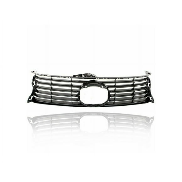 Grille - Compatible/Replacement for '13-15 Lexus GS350/450h Base - Upper Black Line Bar Insert, Emblem Provision - 5311130D90, CAPA