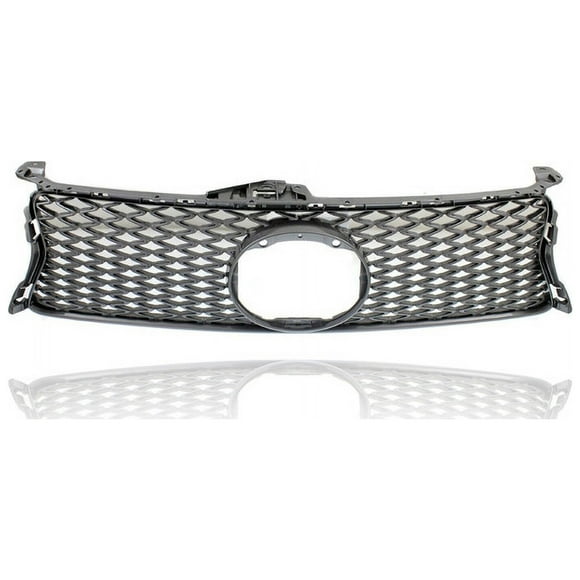 Grille - Compatible/Replacement for '13-15 Lexus GS350/450h F-Sport - Upper Gray Wire Mesh Insert, Emblem Provision - 5311130