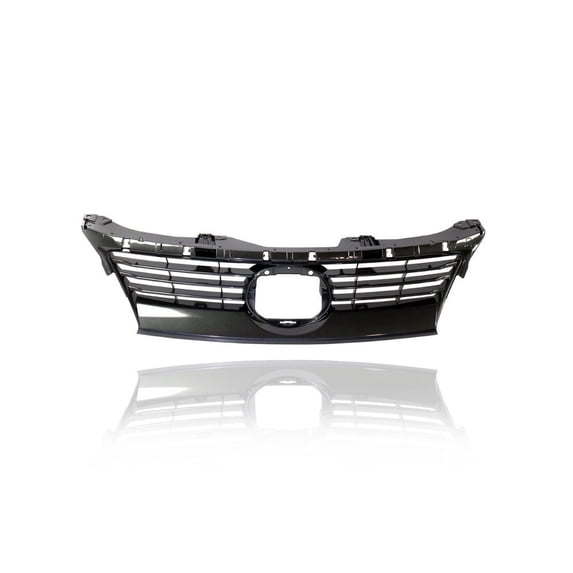 Grille - Compatible/Replacement for '14-17 Lexus CT200h Base - Upper Glossy Black Bar Insert, Emblem Provision - 5311176020