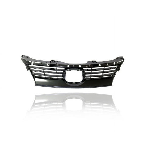 Grille - Compatible/Replacement for '14-17 Lexus CT200h Base - Upper Glossy Black Bar Insert, Emblem Provision - 5311176020