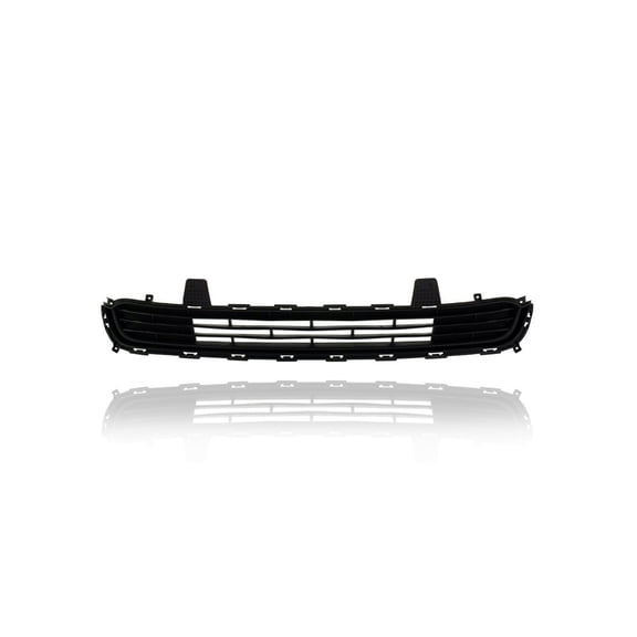 Grille - Compatible/Replacement for '16-18 Kia Optima LX - Front Bumper Lower, Textured Black Without Cruise Sensor Port - 86560D5000