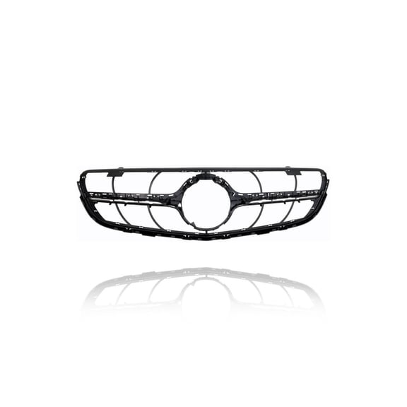 Grille - Compatible/Replacement for '17-19 Mercedes-Benz GLC43 - Main,Black Frame Insert Without Camera Hole - 2538880000