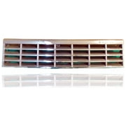 Grille - Compatible/Replacement for 81-85 Ford Escort - Argent/Chrome - E3FZ8200B