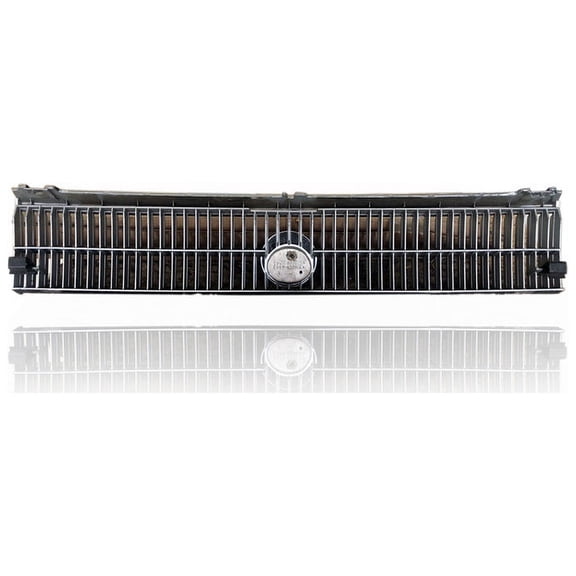 Grille - Compatible/Replacement for '88-91 Mercury Topaz GS/LS - Chrome/Gray, Emblem Provision - E96Y8200A