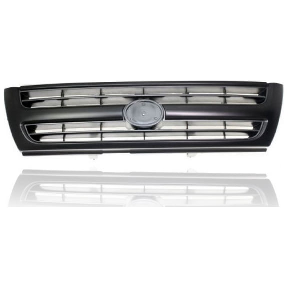 Grille - Compatible/Replacement for '99-00 Toyota 4Runner - Black Frame/Insert, Primed, With Emblem Provision - 5311135460