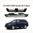 thumbnail image 1 of Grille Compatible With 2007 2008 2009 Honda CR-V Sport Front Chrome Bumper Upper & Upper Grill, 1 of 6