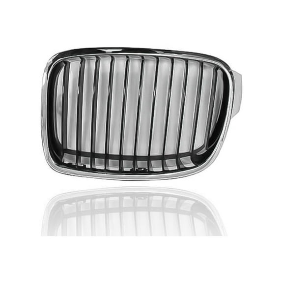 Grille - Cooling Direct Fit/For 51137255411 12-16 BMW 3-Series Sedan Standard - Left Hand - Chrome/Black Fits select: 2012-2016 BMW 328, 2013-2016 BMW 320