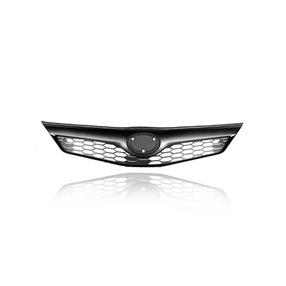 Grille - Cooling Direct Fit/For 5310106340C0 12-14 Toyota Camry SE/SE-Sport - Partial Painted Black - With Emblem Provision