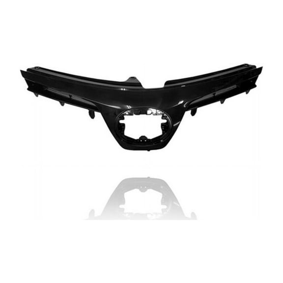 Grille - Cooling Direct Fit/For 5310502010A0 17-19 Toyota Corolla-SE/XSE - Front, Silver/Black, With Black Moulding, With Emblem Provision