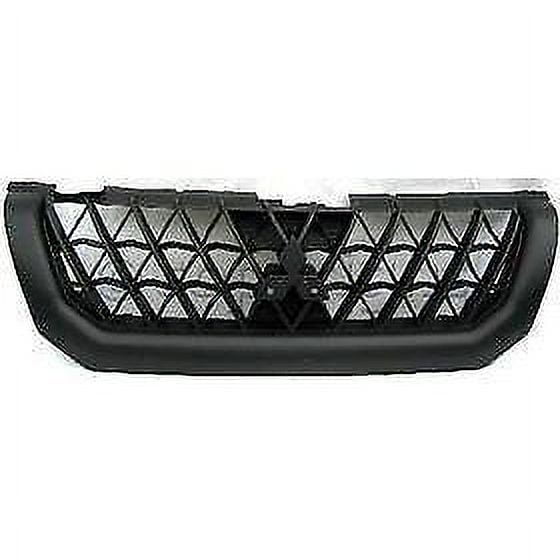 Grille For 2000-2001 Mitsubishi Montero Sport Black Plastic