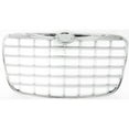 thumbnail image 1 of Grille For 2005-2008 Chrysler 300 Chrome Shell w/ Silver Insert Plastic, 1 of 5
