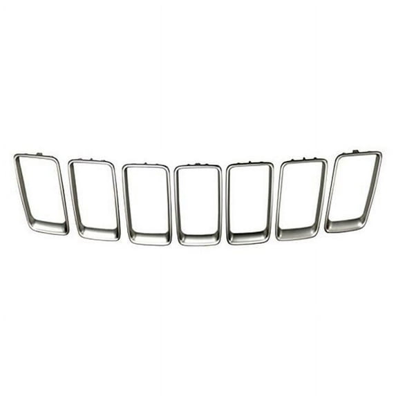 Grille Molding Code Muk for 2014-2016 Jeep Grand Cherokee Capa, Silver