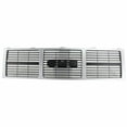 thumbnail image 1 of Grille Silver w/ Gray Insert For 85-86 88 GMC C1500 Models w/ Single Headlights, 1 of 4