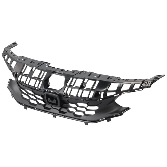 Grille Textured Black Shell and Insert for 2022 Honda Civic Sport 4 Cyl 1.5L PL HO1200255