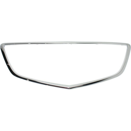 Grille Trim Compatible with 2014-2016 Acura MDX Chrome